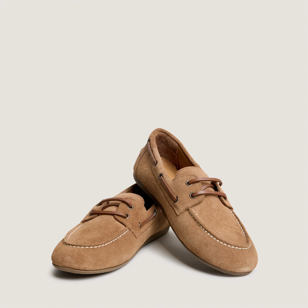 Mocassins souples en cro&ucirc;te taupe | LALIE | Jonak