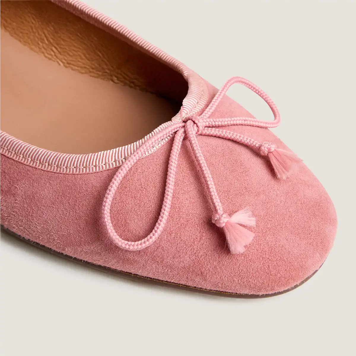 Ballerines à talons en velours vieux rose | DADOU | Jonak