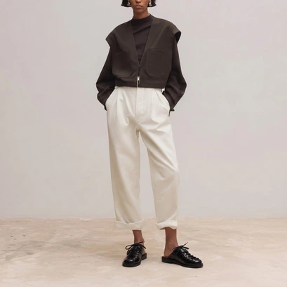 Mules &agrave; lacets en cuir glac&eacute; noir | DESSA | Jonak