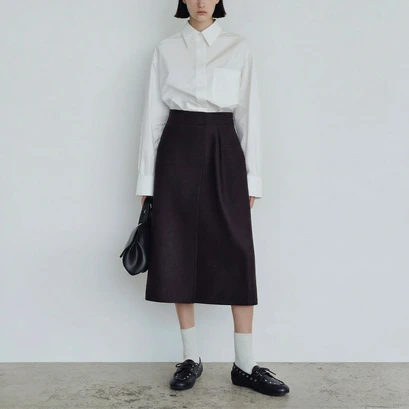 Mocassins &agrave; rivets et lacets en cuir noir | LENA | Jonak