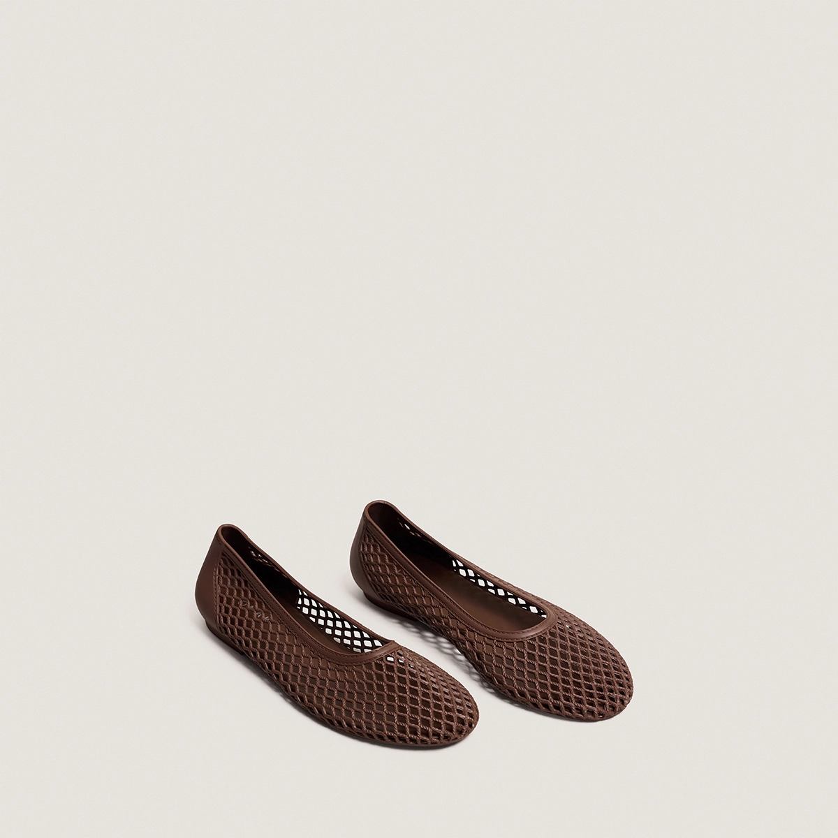 Ballerines ajourées en jelly marron | UGO | Jonak