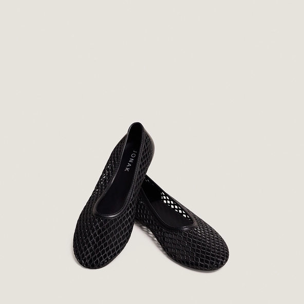 Ballerines ajourées en jelly noir | UGO | Jonak