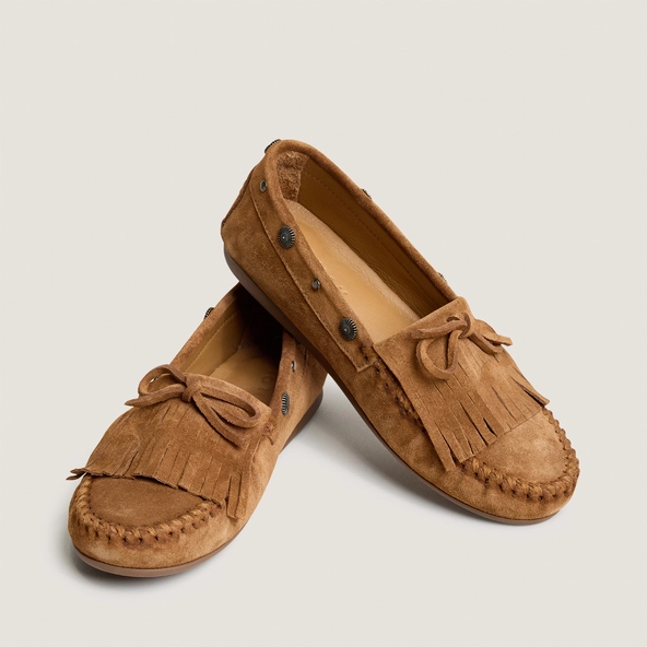 Mocassins souples à lacets en croûte cognac | LOUISON | Jonak