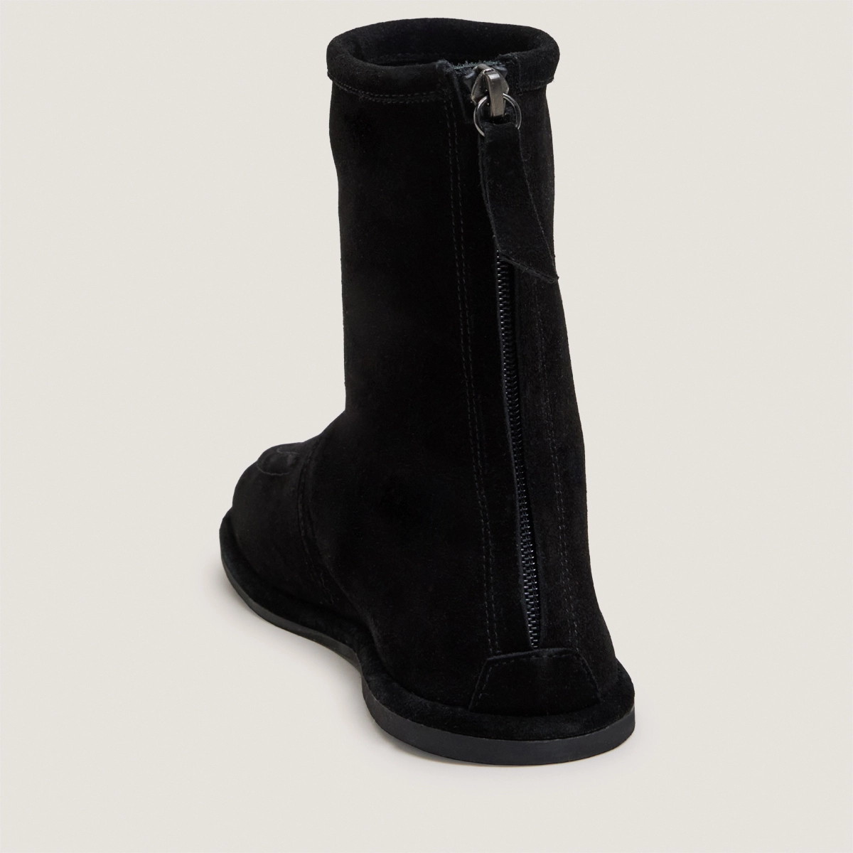 Boots plates en croûte noire | JOYCE | Jonak