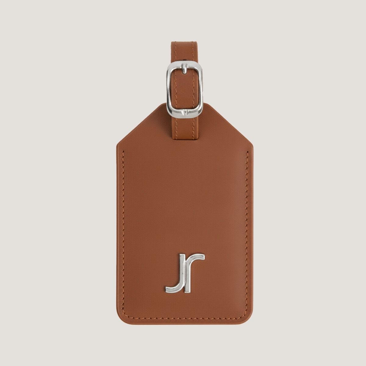 Porte-adresse avec monogramme en cuir camel | PORTE-ADRESSE | Jonak
