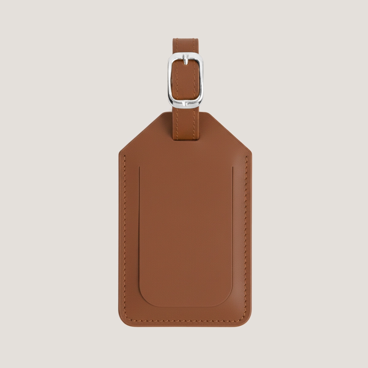 Porte-adresse avec monogramme en cuir camel | PORTE-ADRESSE | Jonak