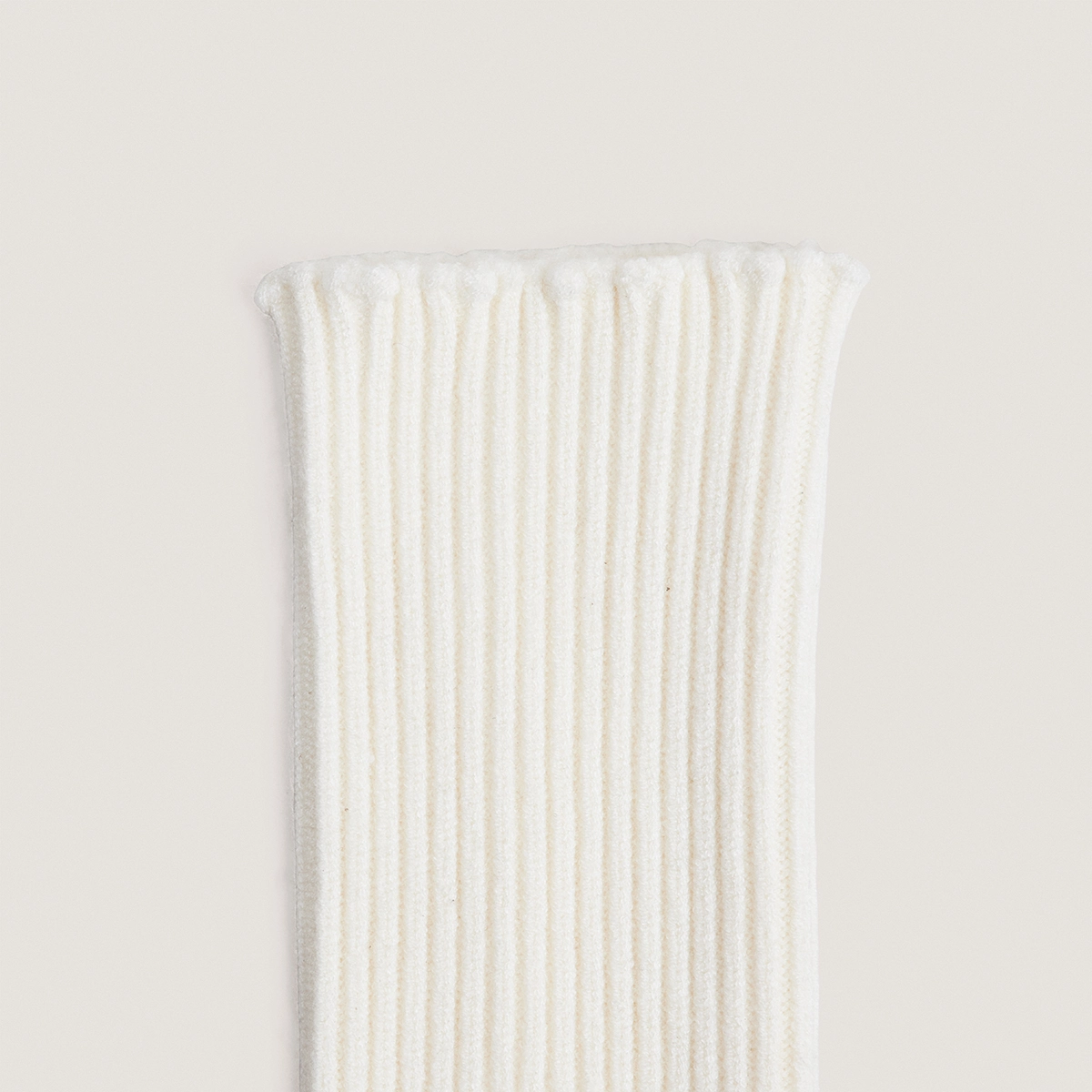 Guêtres côtelées en textile crème | FINESSE | Jonak