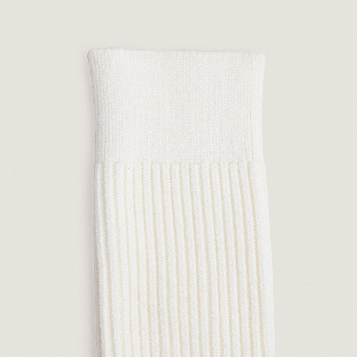 Guêtres côtelées en textile crème | FINESSE | Jonak