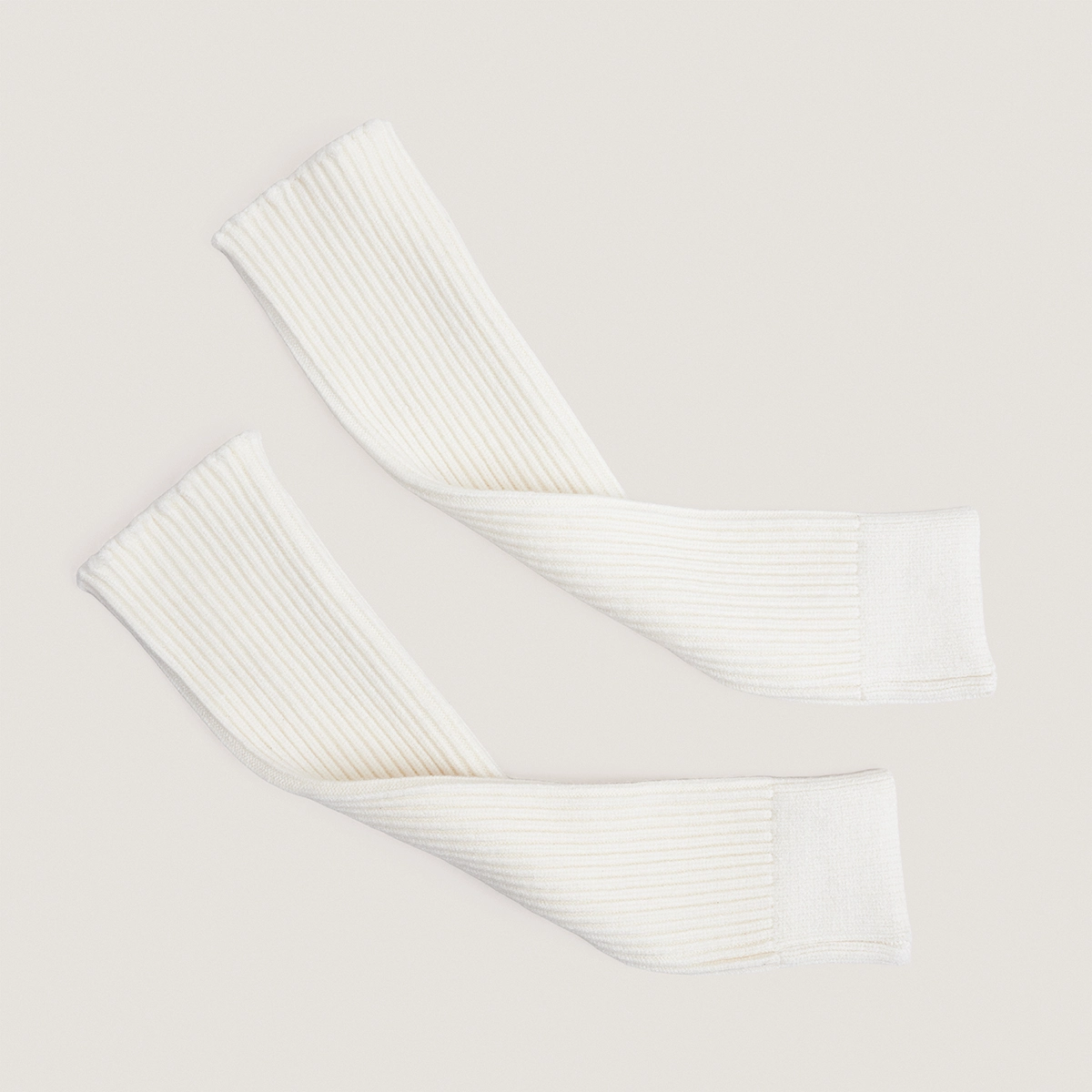 Guêtres côtelées en textile crème | FINESSE | Jonak