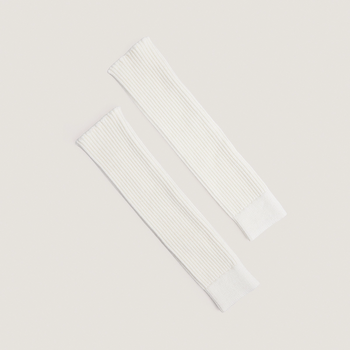 Guêtres côtelées en textile crème | FINESSE | Jonak