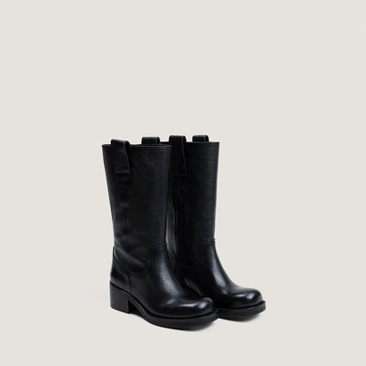 Bottes à bouts ronds noir