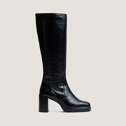 Bottes à plateformes noir