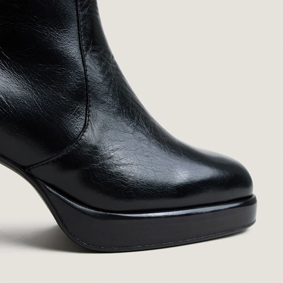 Bottes à plateformes noir