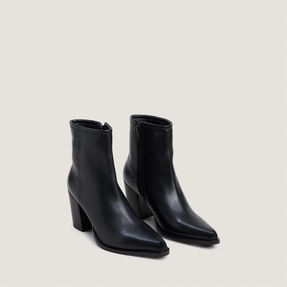 Bottines à bouts pointus noir