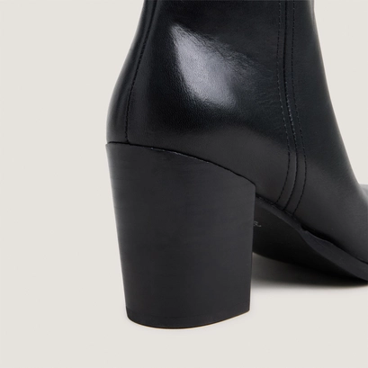 Bottines à bouts pointus noir