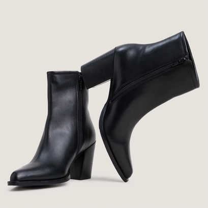 Bottines à bouts pointus noir