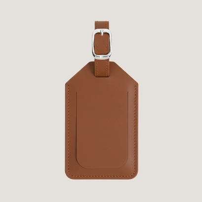 Porte-adresse avec monogramme camel