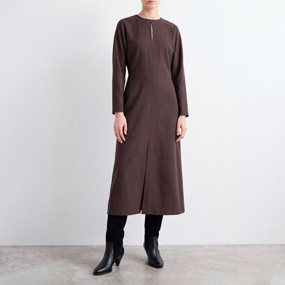 Bottes &agrave; talons pointus en cuir noir et cro&ucirc;te noir | LEONORE | Jonak