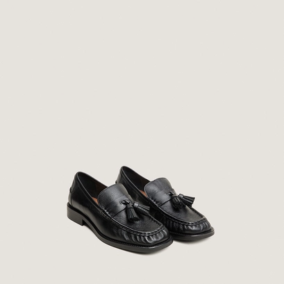 Mocassins à pampilles noir