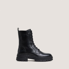 Boots &agrave; lacets noir