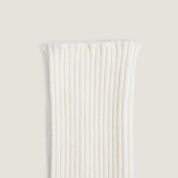 Guêtres côtelées en textile crème | FINESSE | Jonak