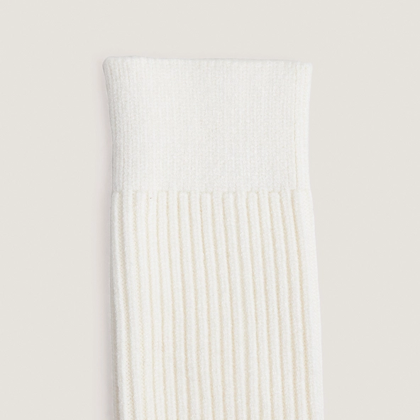 Guêtres côtelées en textile crème | FINESSE | Jonak