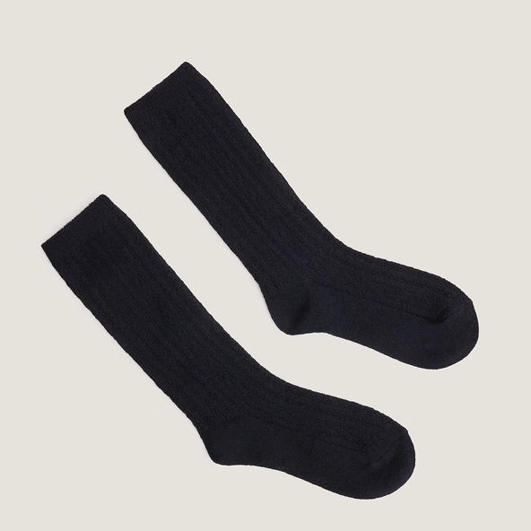 Chaussettes hautes en textile noir | FOX | Jonak