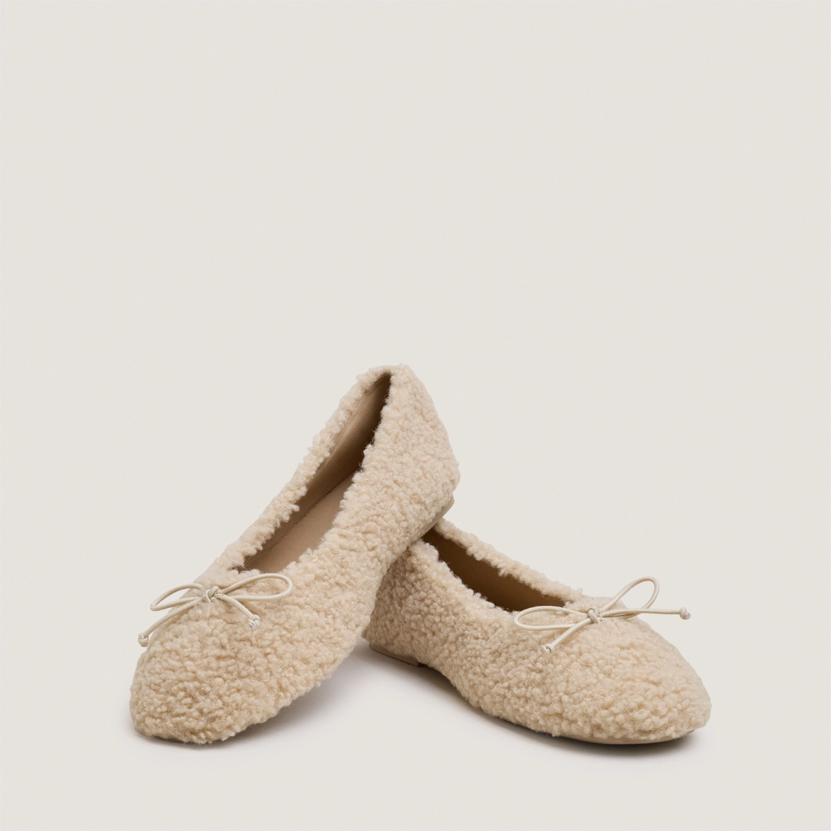 Chaussons en fluffy beige | JANUARY | Jonak