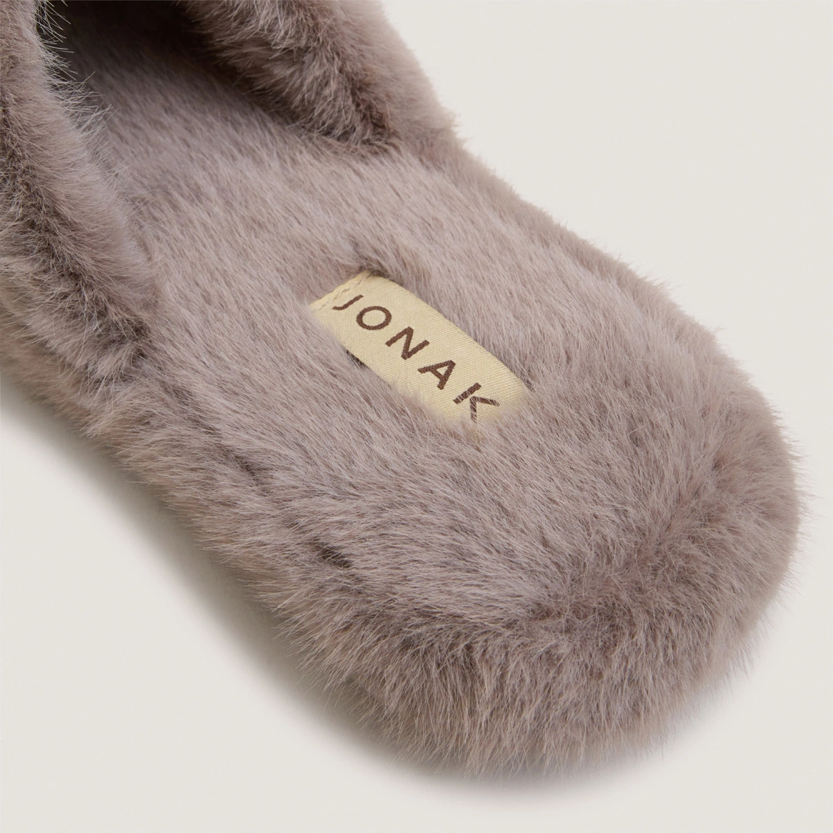 Chaussons en fourrure synthétique grise | JOURNEY | Jonak