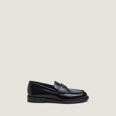 Mocassins à bouts ronds noir