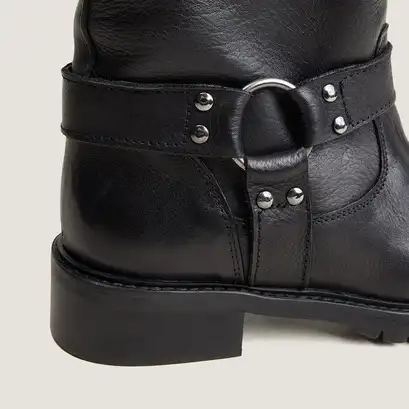 Bottes à bouts ronds noir