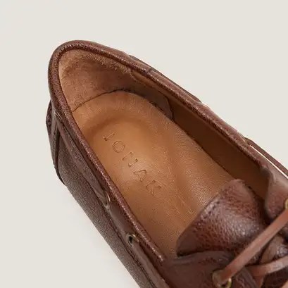 Mocassins souples cognac