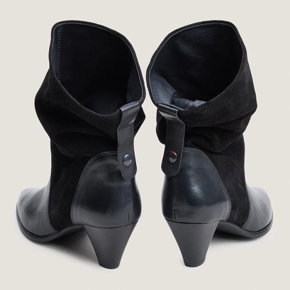 Bottines à bouts pointus noir