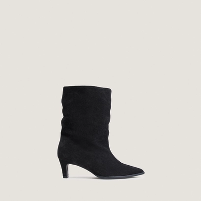 Bottines à talons et bouts pointus noir