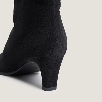 Bottines à talons et bouts pointus noir
