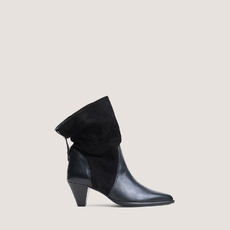 Bottines &agrave; bouts pointus noir