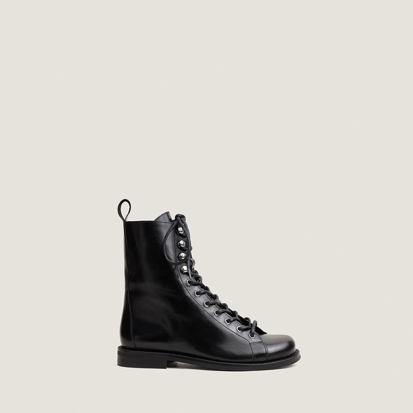 Derbies à lacets en cuir noir | DALIX | Jonak