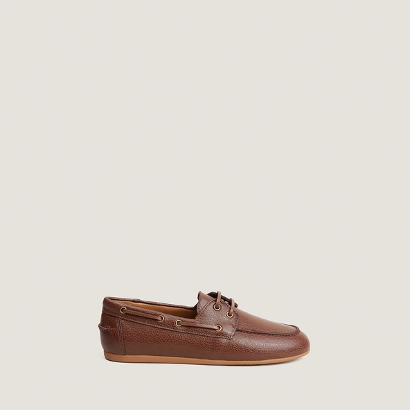 Mocassins souples en cuir grainé cognac | LALIE | Jonak
