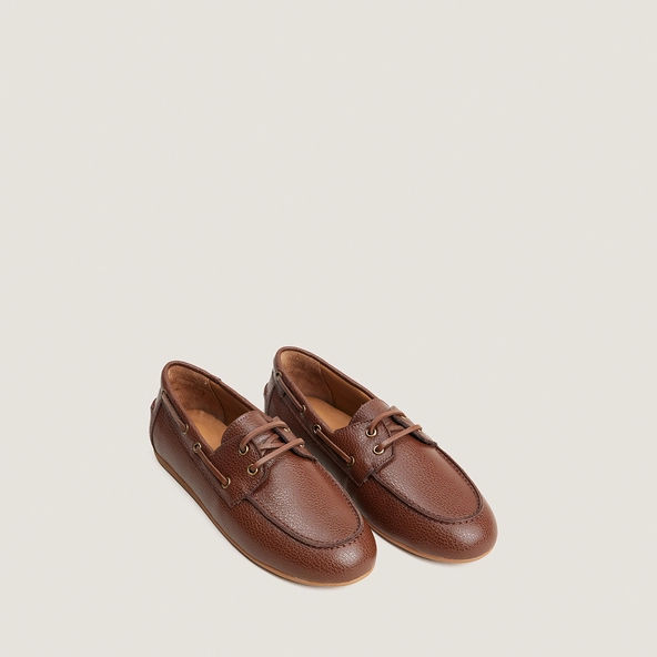 Mocassins souples en cuir grainé cognac | LALIE | Jonak