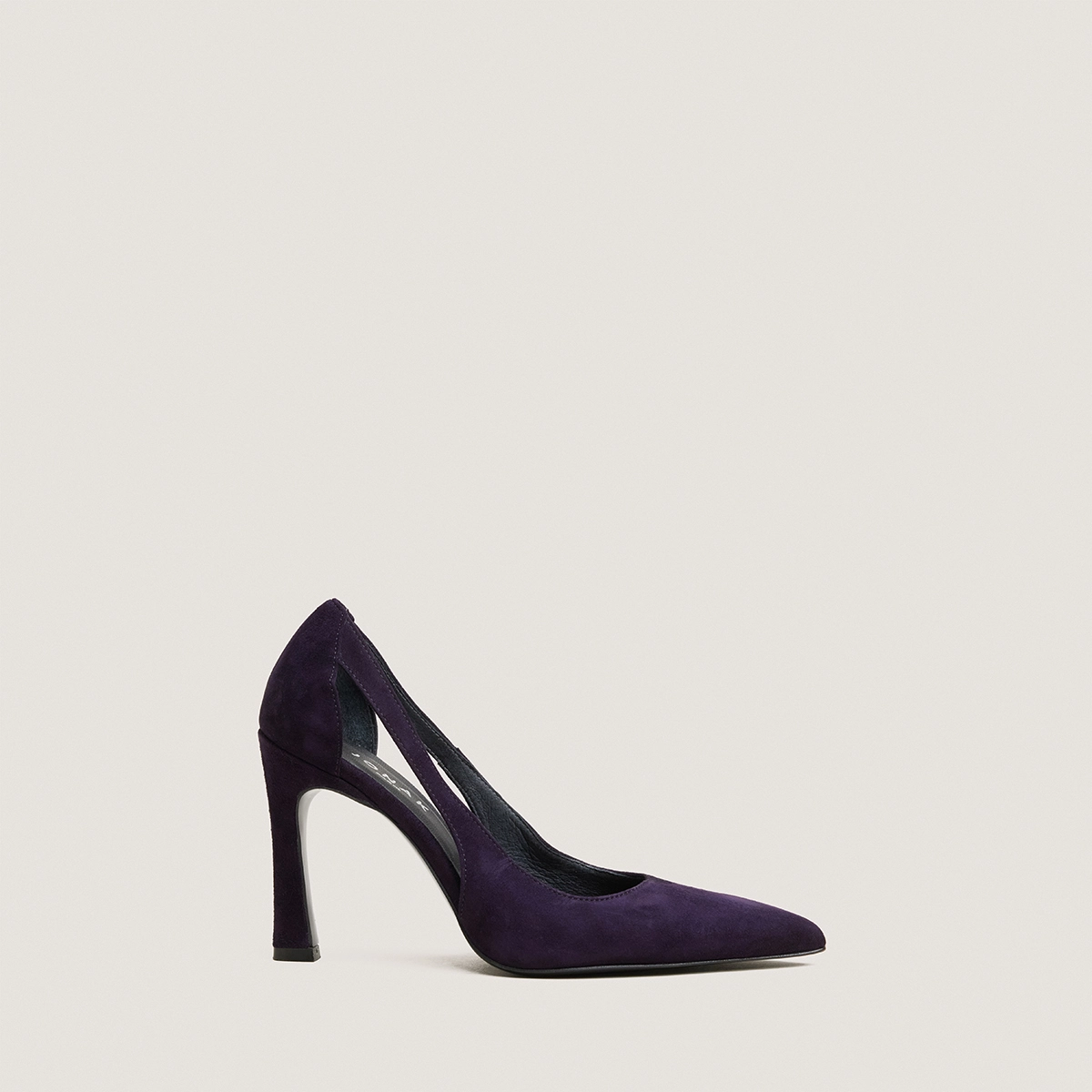 Escarpins à talons et bouts pointus en velours violet | DEDGAR | Jonak