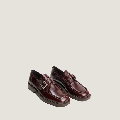 Derbies à boucle marron foncé