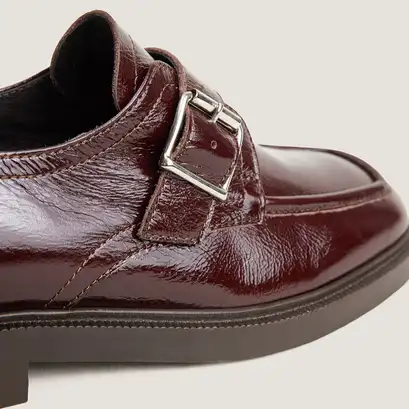 Derbies à boucle marron foncé