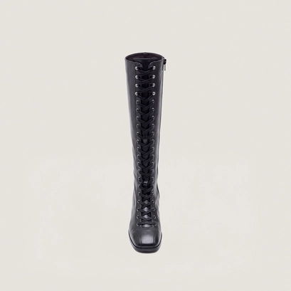 Bottes à talons noir