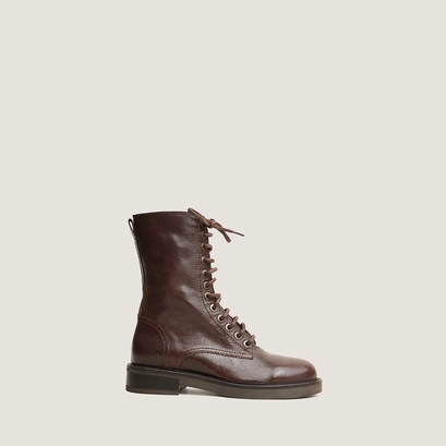 Bottes à talons marron