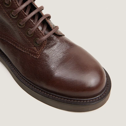 Bottes à talons marron