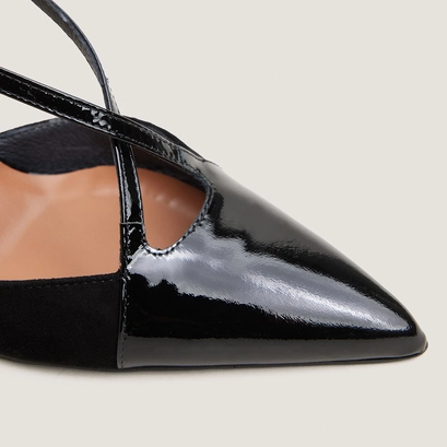 Escarpins à talon noir