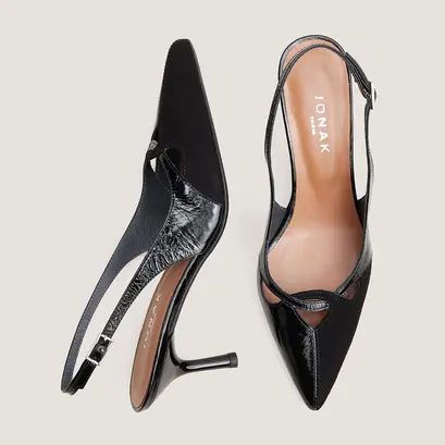 Escarpins à talon noir