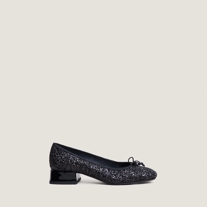 Ballerines à bouts ronds noir