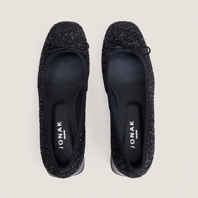 Ballerines à bouts ronds noir