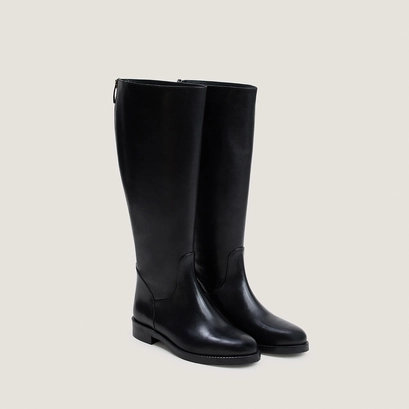Bottes à talon noir
